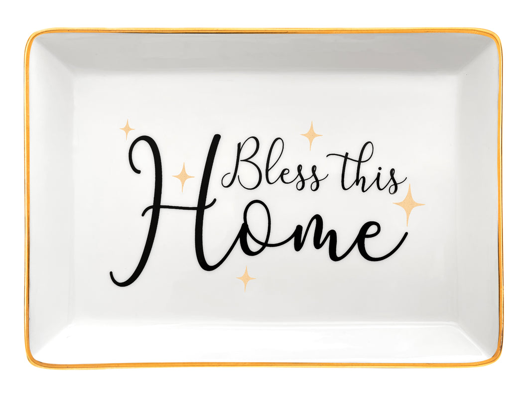 Bless This Home - Trinket Dish - Housewarming Gift