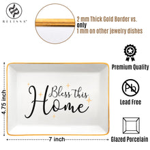 Load image into Gallery viewer, Bless This Home - Trinket Dish - Housewarming Gift