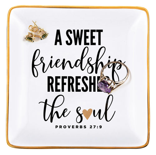 Sweet Friendship Jewelry Dish